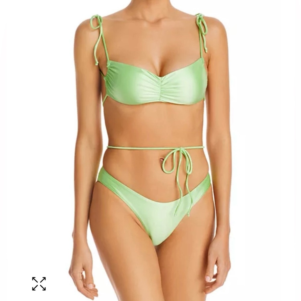 Frankies Bikini, XS , 2 piece bikini set ,  green